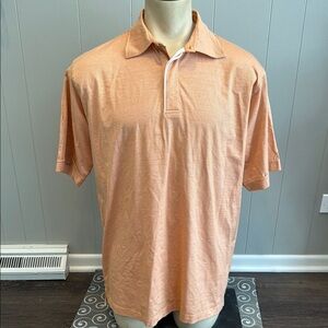 Ermenegildo Zegna Men’s XXL Orange Polo Shirt Casual Style